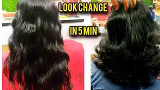 Full look change hair cutting in 5 min|| leyerd cut in 5 min||💇&zwj;♀️✂️