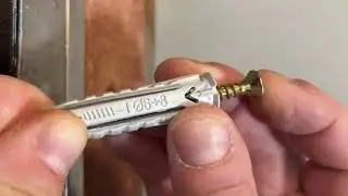 Correct installation method of Fixings Nylon Wall Plug