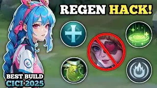CICI REGEN HACK VS. RUBY! (100% broken!💀) CICI BEST BUILD AND EMBLEM -MLBB