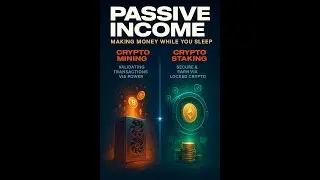 Crypto Passive Income: Mining vs. Staking Explained