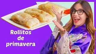 Rollitos de primavera - Receta f&aacute;cil sin lactosa y sin gluten