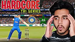 Tri Series India Vs Pakistan In Hardcore💀 (RC24) | Real Cricket 24 Gameplay