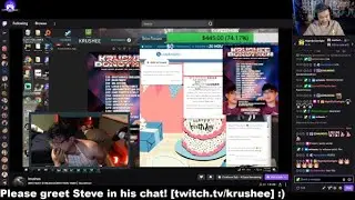 Steve's REACTION to my Surprise Birthday Video for him! (Twitch Vod)