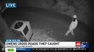 Business owner reacts to Owens Cross Road burglary arrest