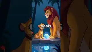 Moonlit Mane Trail: Lion Pride Discovers Hidden Oasis! #Shorts