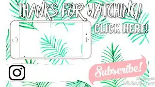 FREE OUTRO TEMPLATE(NO TEXT)