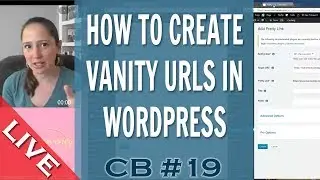 How to create vanity URLs in Wordpress