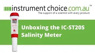 Unboxing the IC-ST20S StarterPen Salinity Meter