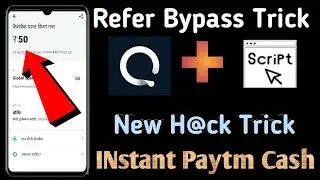 💣Refer Bypass Trick | Instant Paytm Cash App | Unlimited Money Adder Trick | Technical Earning Zone