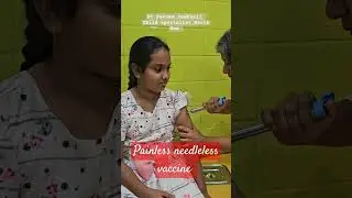 Painless  needleless injection system..#painlessvaccine #needlelessvaccine