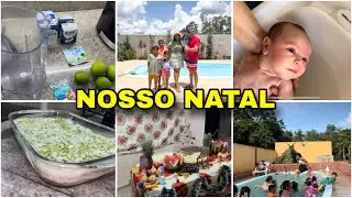 VLOG : ANIVERSÁRIO DA MINHA SOBRINHA / FIZ PAVÊ DE LIMÃO / NOSSO NATAL EM FAMÍLIA 