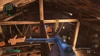 Call of Duty WW2 - Barn Roof jump spot.
