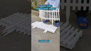 Garden fence for outdoor plants🌱 #gadgets #telugu #garden  #viralshorts #youtubeshorts #shorts