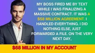 I Was Fired By Text While Finalizing A Massive $58 Million Dollar Deal; So I Signed It For Myself