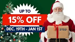 Ship More, Spend Less 🎄 15% Holiday Discount