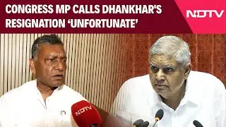 Congress MP Calls Dhankhar's Resignation Unfortunate, Urges PM To Convince Him To Stay