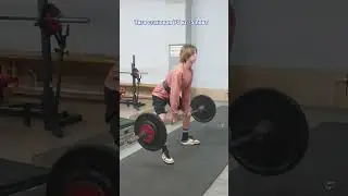 Кирилл тянет 75 кг на 5 повт #deadlift