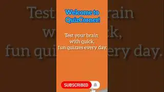 Welcome to QuizCorner!
