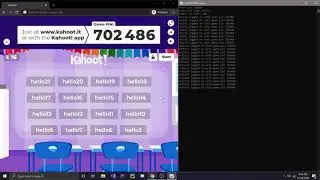 Kahoot Flood with KahootPY