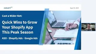 Shopify App Growth Webinar: ASO, Shopify Ads & Google Ads Strategies for Peak Season 🚀