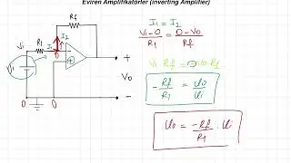 Eviren Yükselteç Devresi Soru Çözümü - Eviren Opamp - Eviren Yükselteç - Eviren Yükselteç Devresi