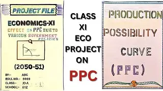 Class XI Eco project on effects on PPC due to various government policies