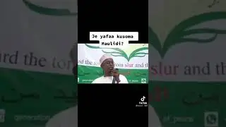 Je yafaa kusoma maulid? Msikize Izzudin