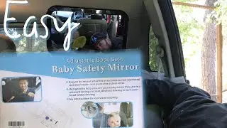 Baby Mirror Install on Car Headrest