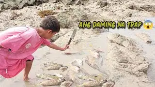 natakot kami ng bata dahil nag dagsaan ang ang isda sa labas ng kweba 😱