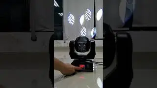 UKing 60W moving heads with remote--How to adjust the gobo to be symmetry.