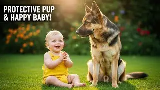 &ldquo;Rex the German Shepherd Protects and Plays with 1-Year-Old Liam 🐕💖&rdquo;