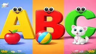 🌟 A for Apple 🍎 | अ से अनार | ABCD Learning Song for Toddlers 👶