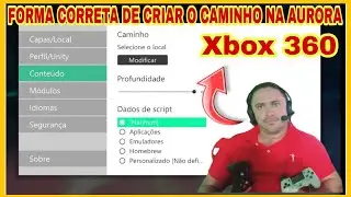 criando caminho para jogos direto do HD - na aurora - para iniciantes / Xbox 360 RGH