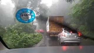 Amboli Ghat drive in Peak Monsoon Season