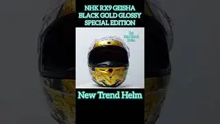 Review Helm NHK RX9 Geisha Black Gold Glossy#NHKRX9Geisha#helmetlovers#helmetloversindonesia#shorts