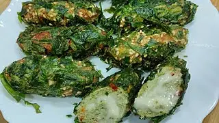 Chicken cheese palak kabab || chicken Hara bhara cheese kabab || unique chicken starter recipe ||