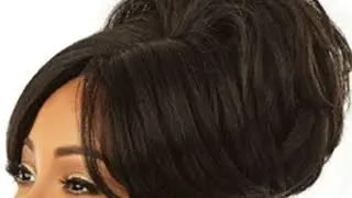 Sensationnel Instant Bun with Bangs Evonnee Quick minute Style