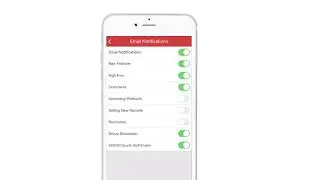How to edit email notification preferences (App)