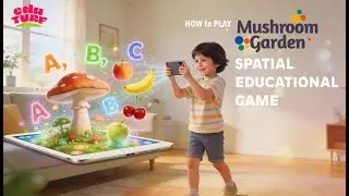 Kids Can Walk Inside This Learning Game | Mushroom Garden AR Educational Game iPhone / iPad / Vision