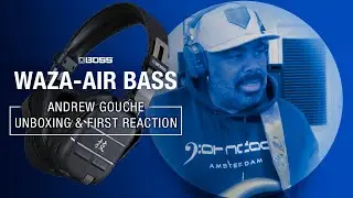 ANDREW GOUCHE LIVE DEMO OF BOSS WAZA-AIR BASS HEADPHONES