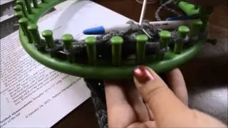 Loom Knit 4 Stitch Right Cable Chain