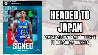 NEWS: JAMIE MALONZO IS JAPAN-BOUND