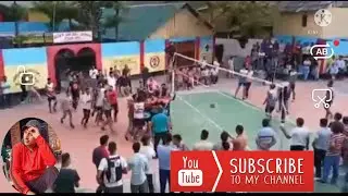Rajnagar vs pukhari volleyball match manni national player