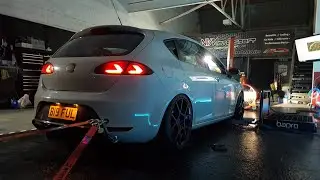 CRAZY!! Seat Leon 2.0T Stage 2+ Antilag Launch Control with Overrun Tuned by NVM