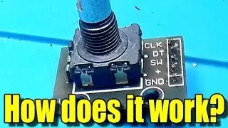 How does an incremental mechanical rotary encoder work