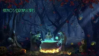 🎃 Witches Boiling Pot Ritual - Dark Autumn Forest Ambience - Halloween Music Playlist & Scary Sounds