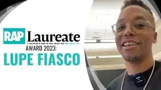 LUPE FIASCO accepts inaugural Rap Laureate Award from Words Beats & Life