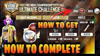 HOW TO COMPLETE FFIC ULTIMATE  CHALLENGE EVENT || HOW TO GET BRONZE TOKEN ||FREE FIRE EVENT 2020||