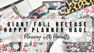 Giant Planner Haul | Happy Planner Fall Release | Clearance Items | 2022 Planners | Flipthroughs