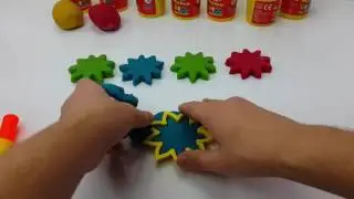 PlayDoh Make a star cake for kids * Creative Fun * RainbowLearning